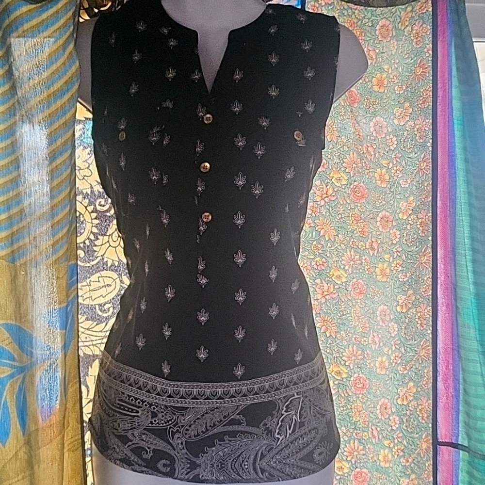Bandana Print Tank Top